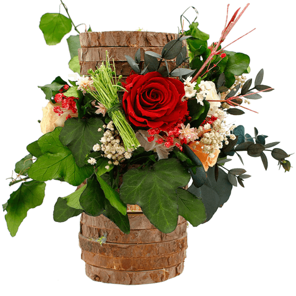 Centro de mesa de flores preservadas Bloomhaven-min (1)-min